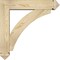 Ekena Millwork Thorton Arts and Crafts Rough Sawn Bracket w/ Offset Brace, Douglas Fir, 6"W x 26"D x 26"H BKT0604X26X26THR03RDF - alternate 3